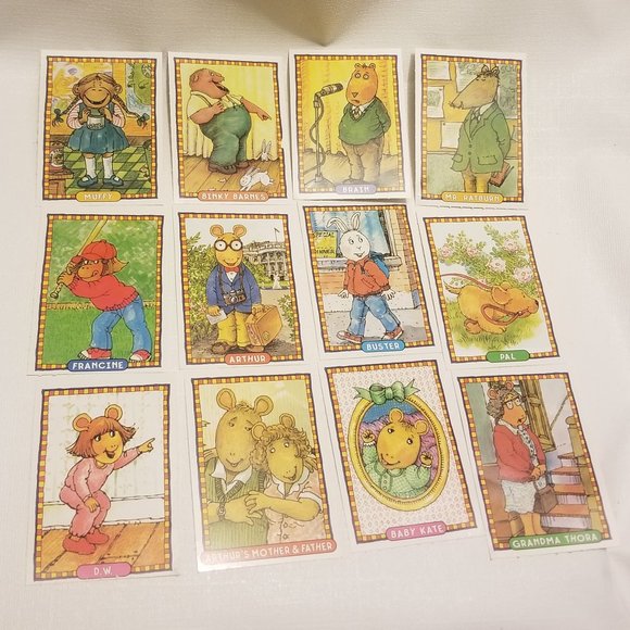 Scholastic Other - 12 fun vtg Marc Brown's Arthur cards